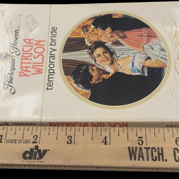 Temporary Bride by Patricia Wilson – Vintage Harlequin Romance Paperback 1989 - Picture 13 of 14